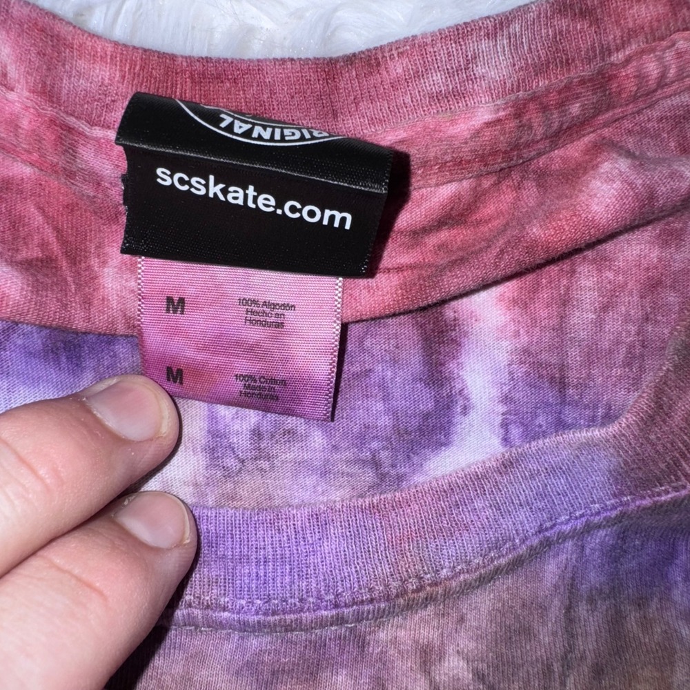 Santa Cruz Skateboards T-Shirt Tie Dye Swirl Mens Medium Graphic Tee - Picture 3 of 6